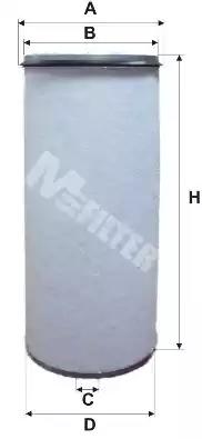 Фильтр воздушный IVE     (d=139  D=308  H=635)     / IVE